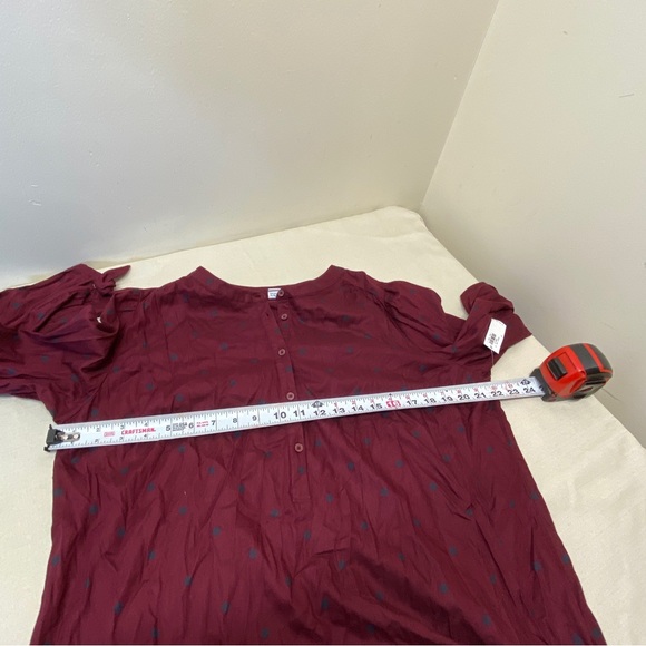 Old Navy Red  Navy Polka Dot Tunic Size L NWT - Picture 10 of 14